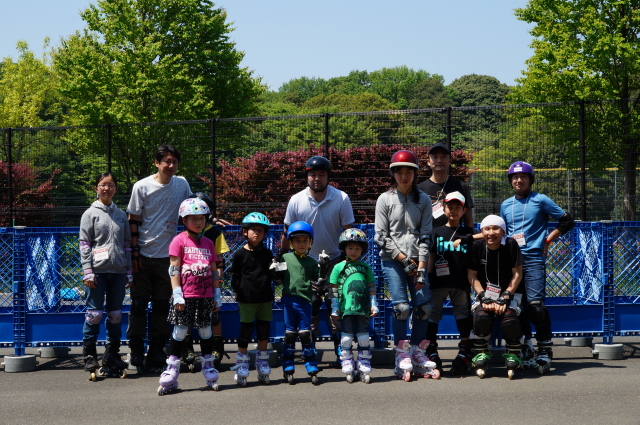 2018/4/22AM インラインスケート教室＠玄海田公園